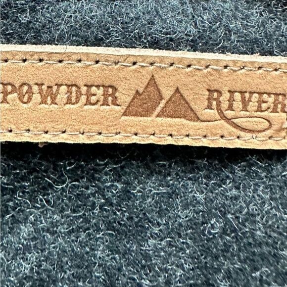 Powder River Outfitters Men’s Wool Zipper Black Jacket with Front Pockets - Picture 10 of 11